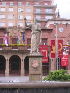 Quintilian's statue in Calahorra, La Rioja, Spain